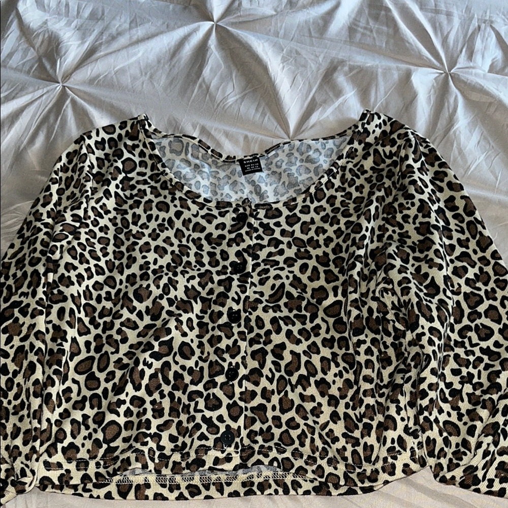 Leopard Print Women's Top